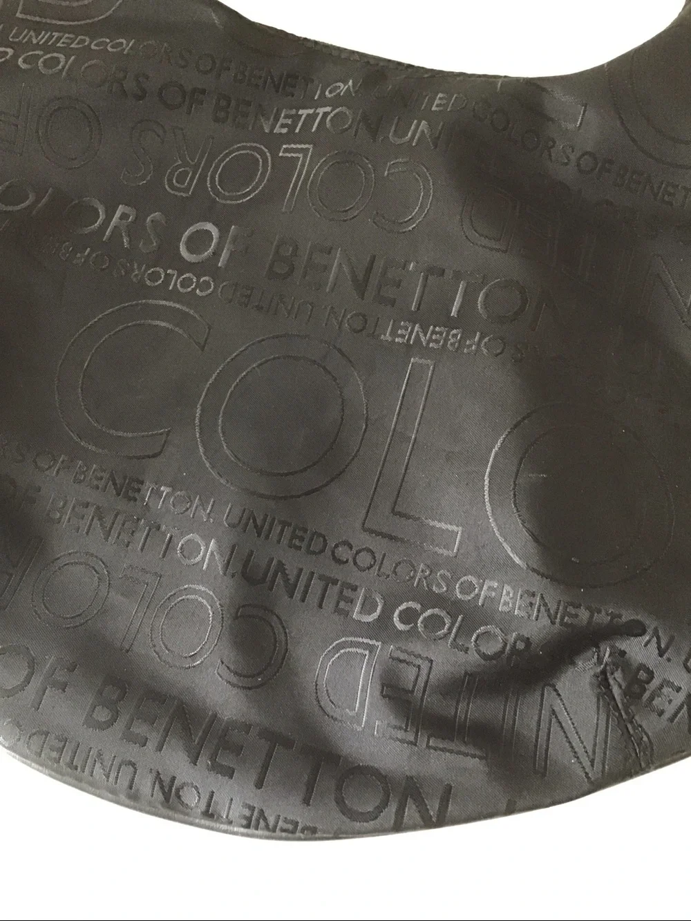 Y2K United Colors of Benetton Linea MO8 monogram hobo/baguette shoulder bag